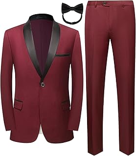 Men Suit for Wedding Party 2 Piece Slim Fit Shawl Lapel 1 Button Tuxedo Winter Fabric Dinner Suit Sets with Tie