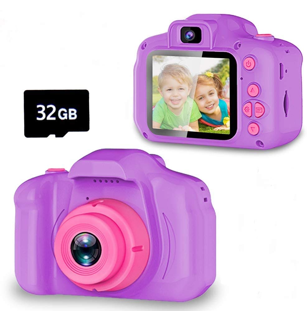 Seckton Upgrade Kids Selfie Camera, Christmas Birthday Gifts for Girls Age 3-9, HD Digital Video Cameras for Toddler, Port...