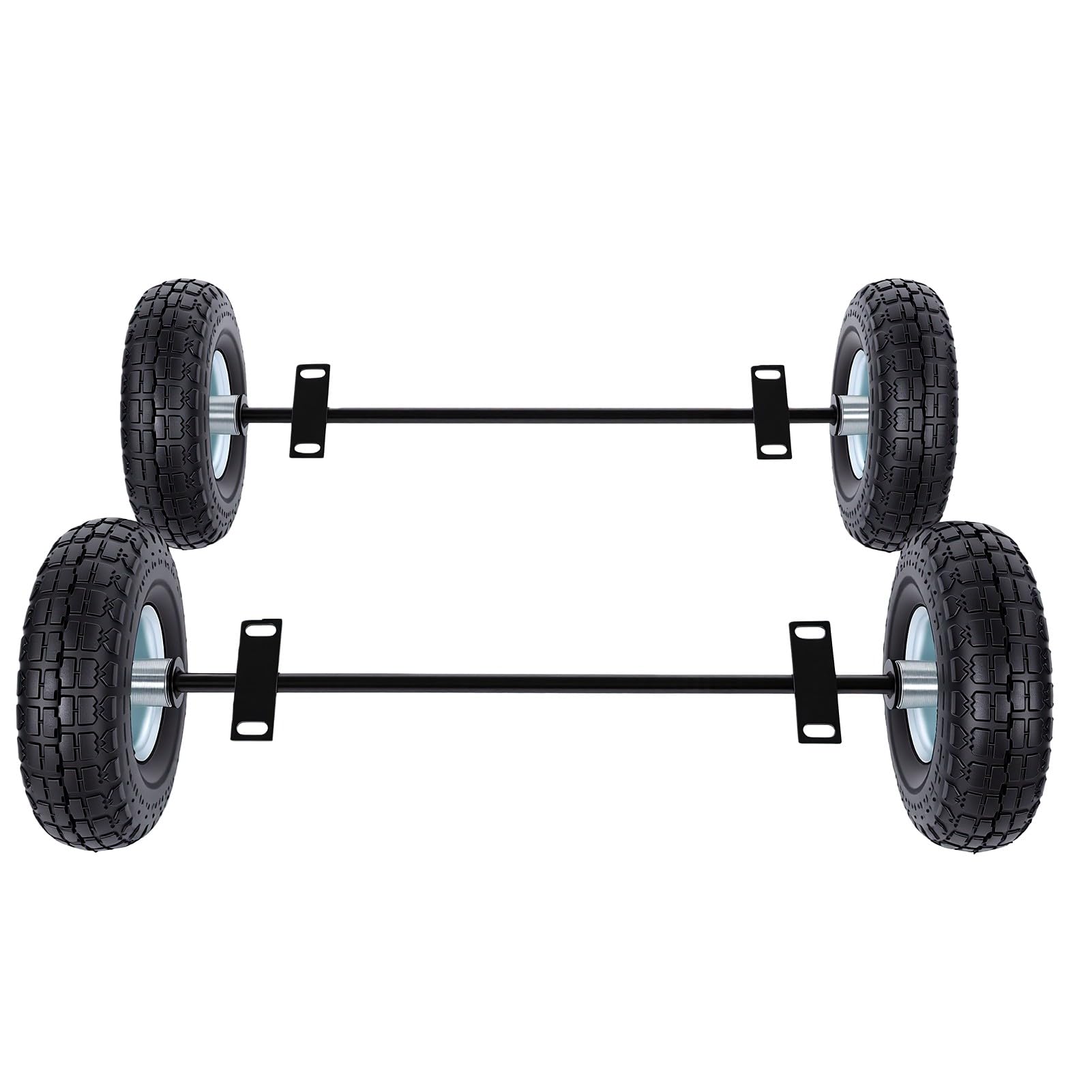 Generic Kit de Ruedas para Generador, Repuesto de 10 Pulgadas para Generadores, Neumáticos Duraderos para Facilitar el Movimiento sobre Superficies Rugosas