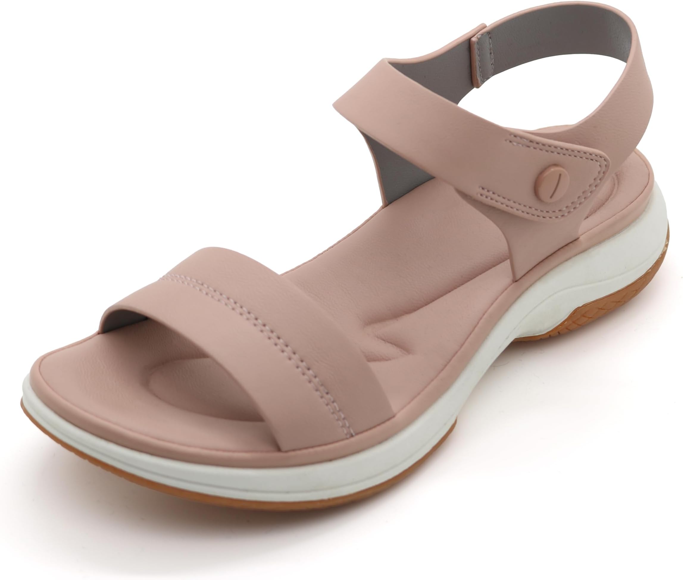 Casual Womens Platform Sandals Wedge Walking Adjustable Strap Open Toe Arch Support Sandal