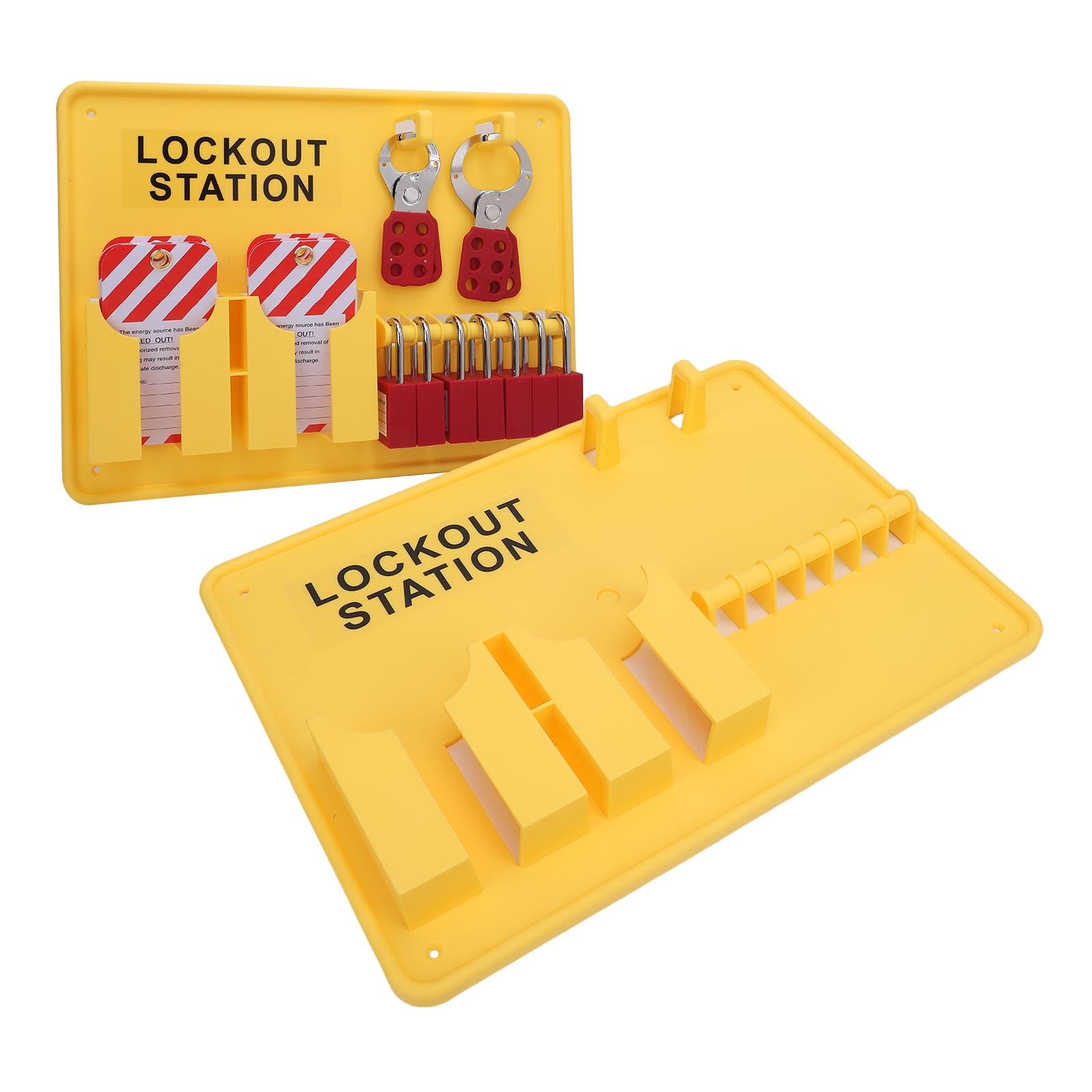 Wall Mounted LOTO Safety Board For Industrial Maintenance Lockout ...