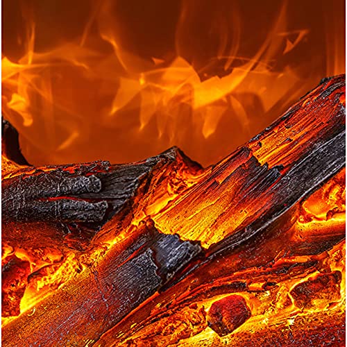 Biocamine Elektrische open haard LED nep fire vlam 47"verzonken open haard dunne inzetstuk, wandmontage en in wand eenvoudige installatie met afstandsbediening - Image 4