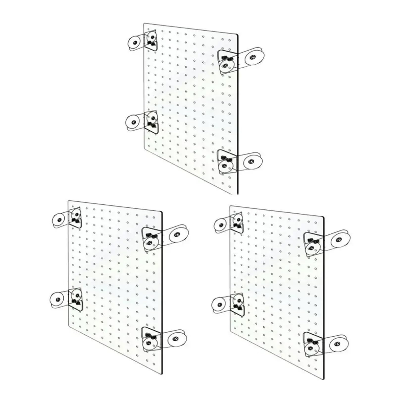 Separador de Acuario Placa de Aislamiento for pecera, Flexible y cortable, Divisor for cría de Peces(30x30cm)