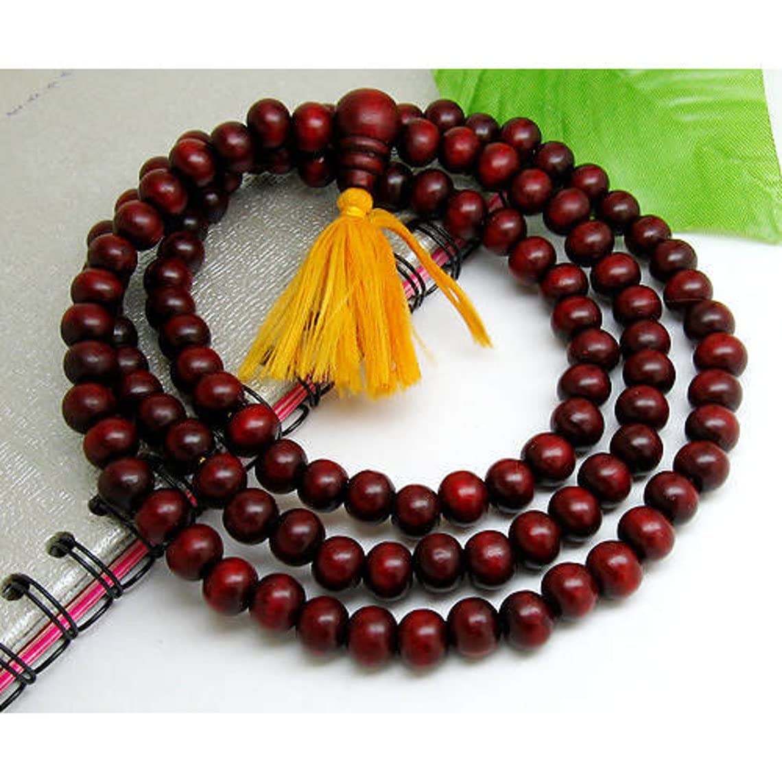 RDK SONS Eye Catching Handmade Red Processed Sandalwood Japa Mala| Red Wood Prayer Mala | 108 Prayer Mala |Fragrant Sandalwood Tassel Wooden Mala |Yoga Mala (Lal Mala) (B09NHLR9VY) Amazon Price History, Amazon Price Tracker