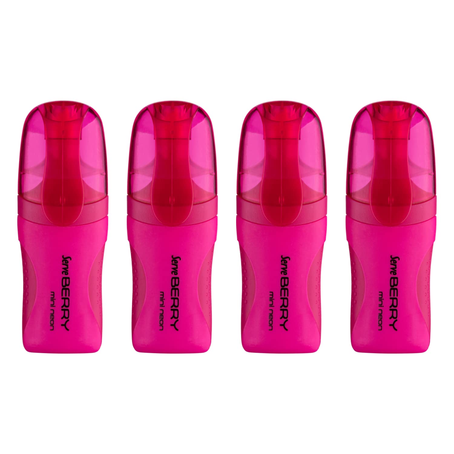 SERVE BERRY MINI FOSFORLU KALEM PEMBE 4LU SET