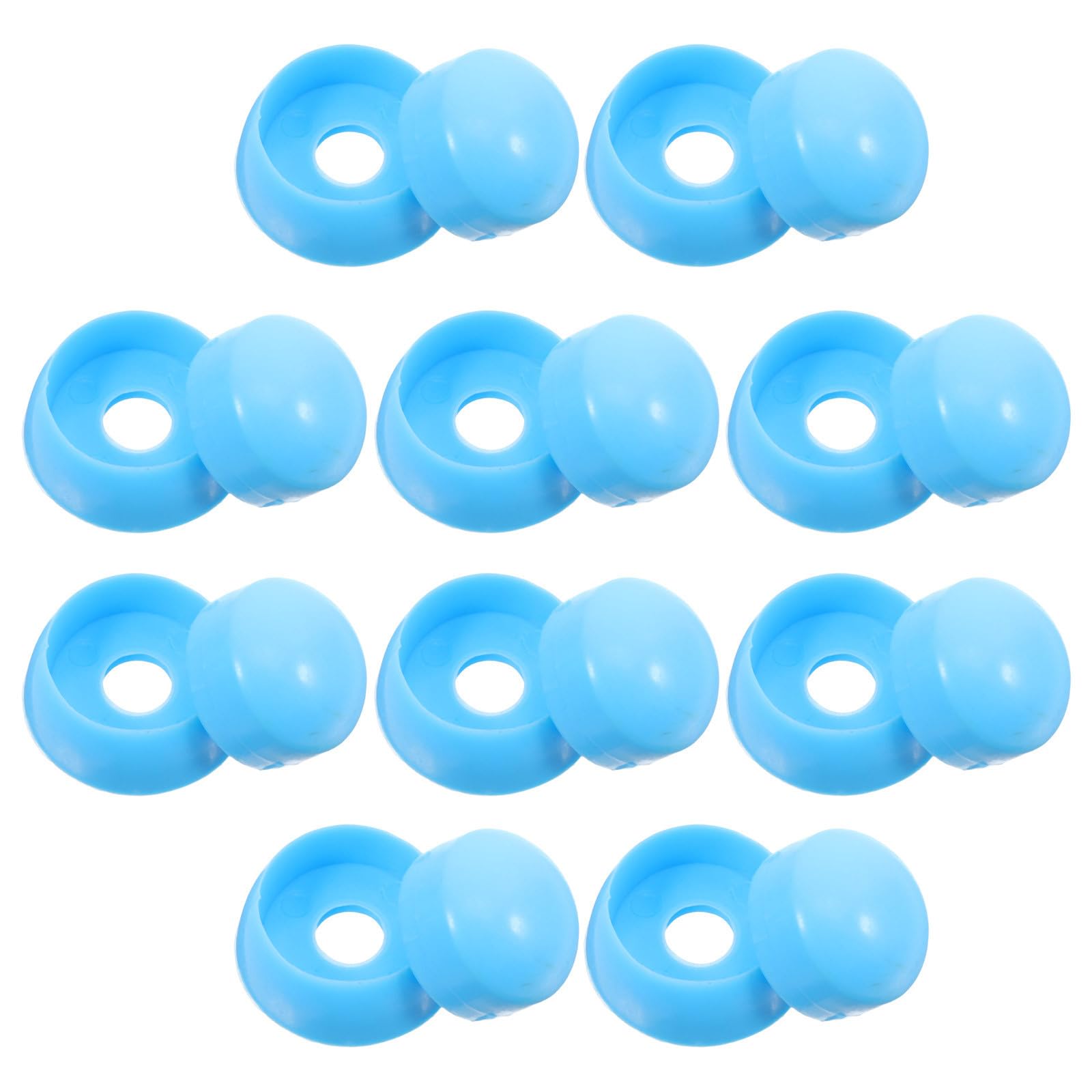 DEEPCRAFF 10pcs Plastic Nut Protection Caps for Bolts, Versatile Safety Covers Suitable for M8/m10 Bolts, for Outdoor Playgrounds and Parks to Enhance Safety