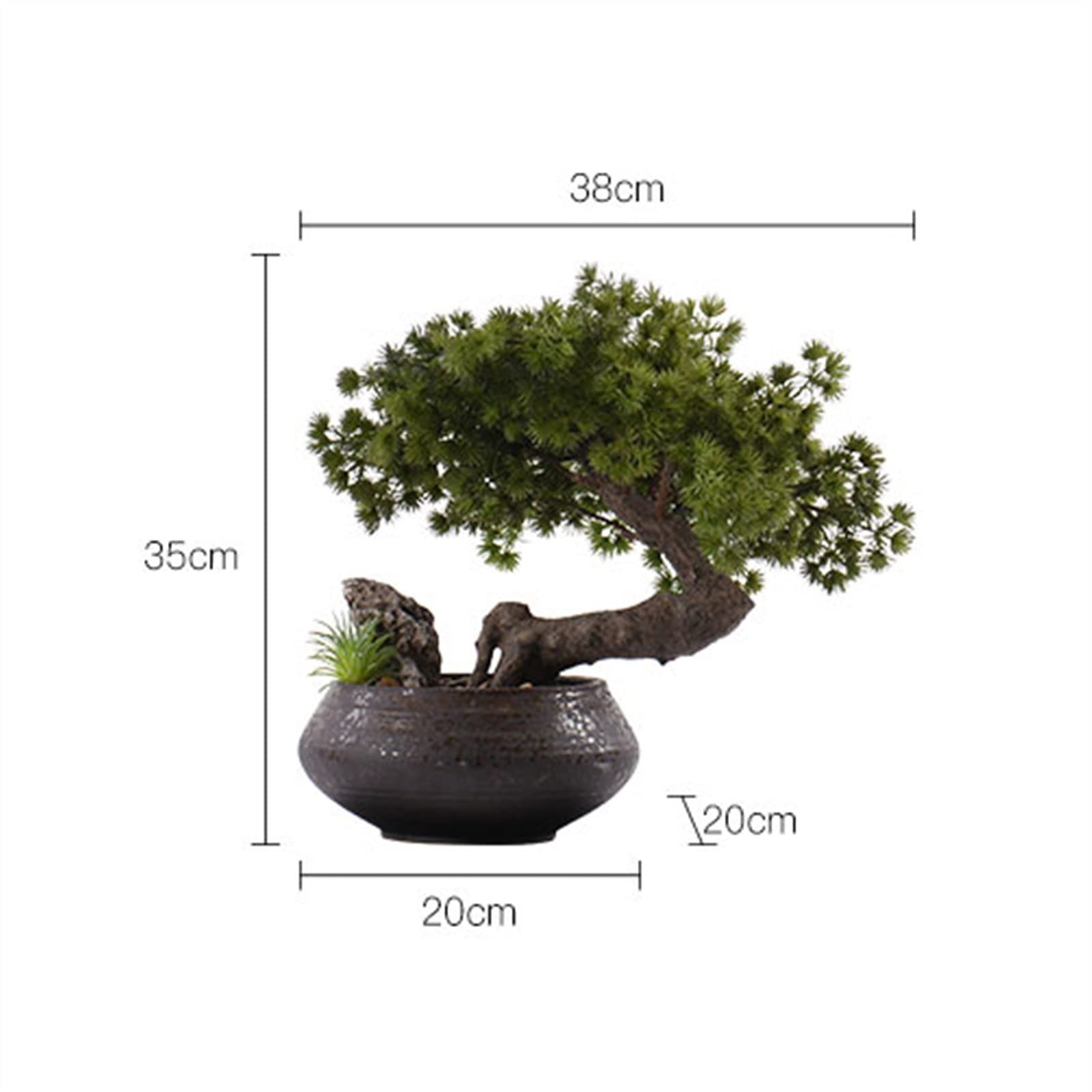 Symulowane rośliny doniczkowe Małe sztuczne rośliny Bonsai drzewo dekoracja biurka sztuczne rośliny do wnętrz Mini sztuczne rośliny z doniczkami ceramicznymi na stół domowy biurko Dekoracje wnętrz