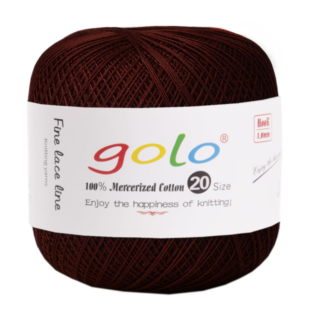 golo Crochet Thread Size 20 Crochet Yarn for Hand Knitting 252