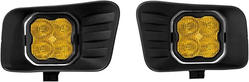 Diode Dynamics Kit de luces antiniebla LED SS3 compatible con Ram 2500/3500 2010-2018, amarillo SAE Fog Sport