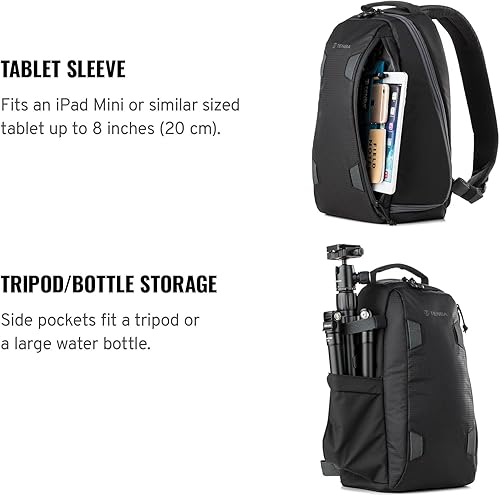 Miniatura 6 de Tenba Solstice 636-421 - Bolso bandolera de 7 litros, color negro