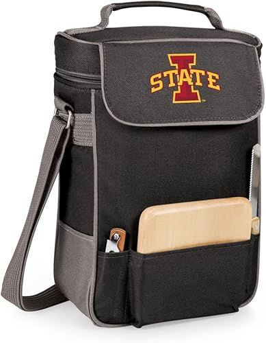 Miniatura 68 de PICNIC TIME NCAA Duet - Bolsa aislante para vino y queso Negro con detalles grises.,2-Negro con detalles grises.