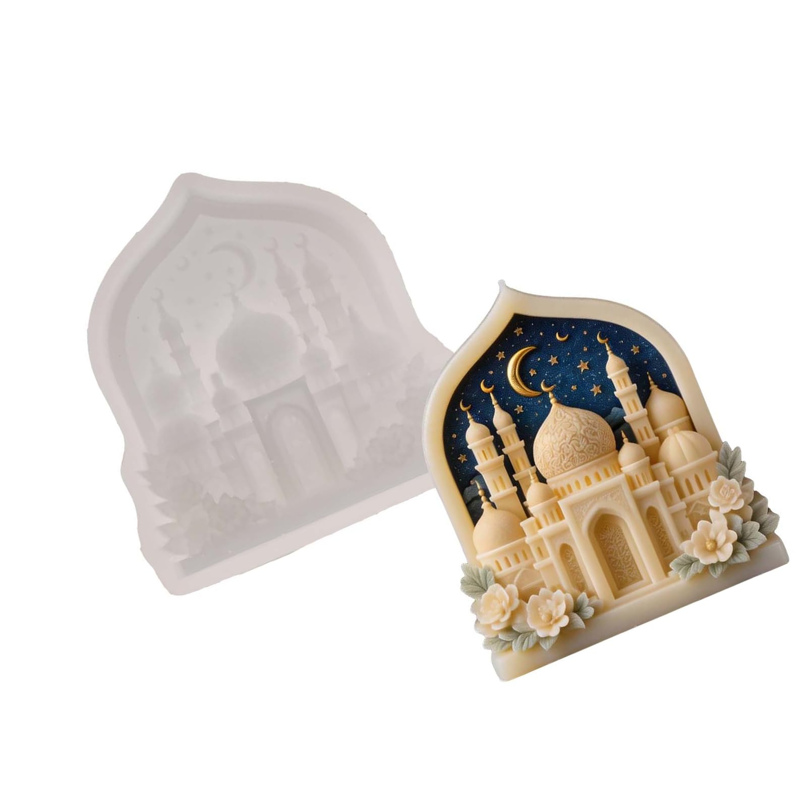 Qusinfc Modern Silicone for Handcrafted Star Castles and Decorative Items Great for Gifting and Decoration Food Grade Silicone