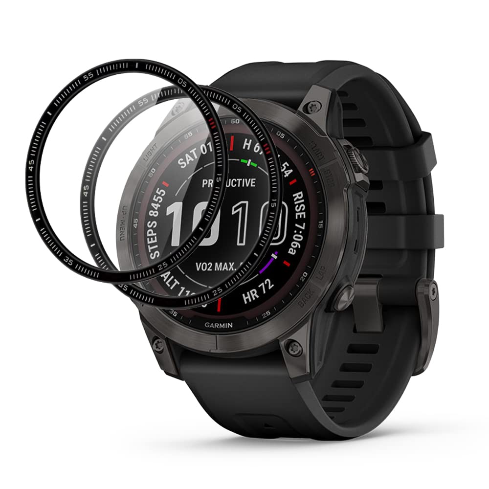 Pellicola Protettiva 3D Per Garmin Fenix 7 47mm – Anti-graffio, Flessibile E Senza Bolle, 3 Pezzi