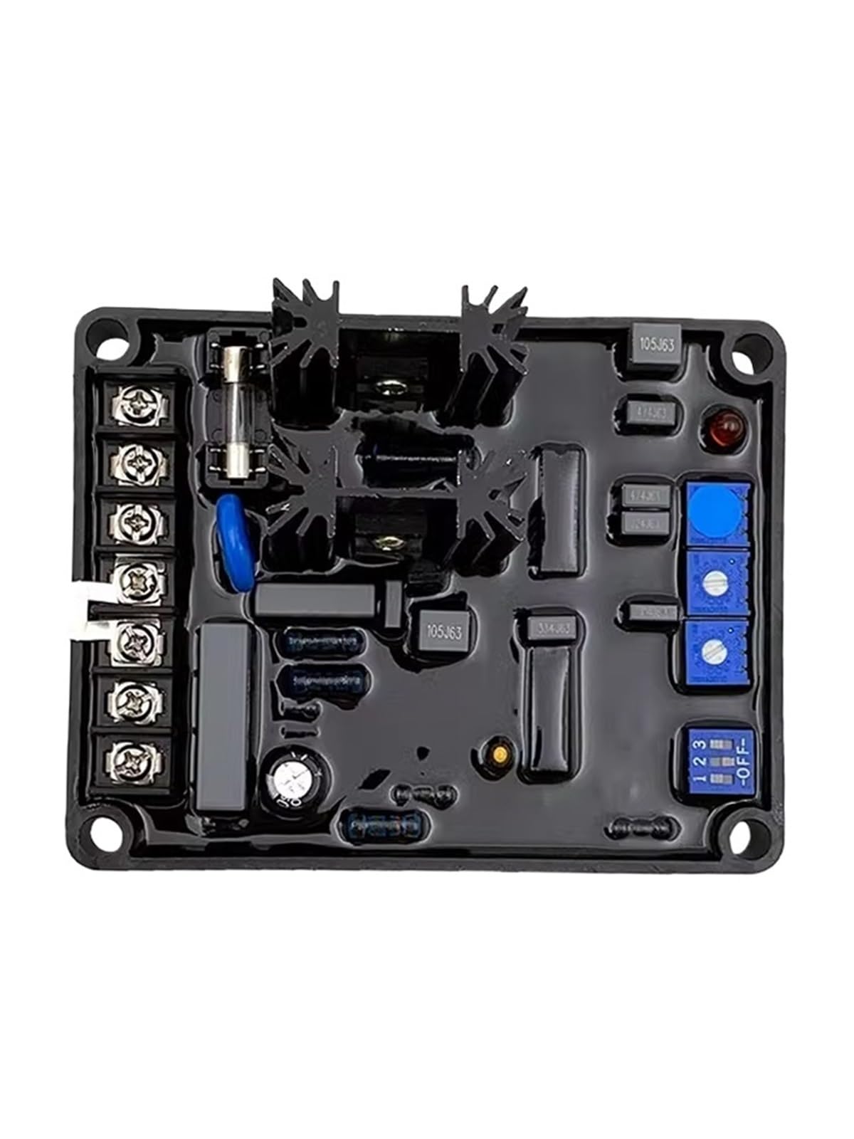 CSKWLLNBC 1pcs GAVR-8AH voltage regulator board diesel brushless generator automatic excitation AVR(Nero)