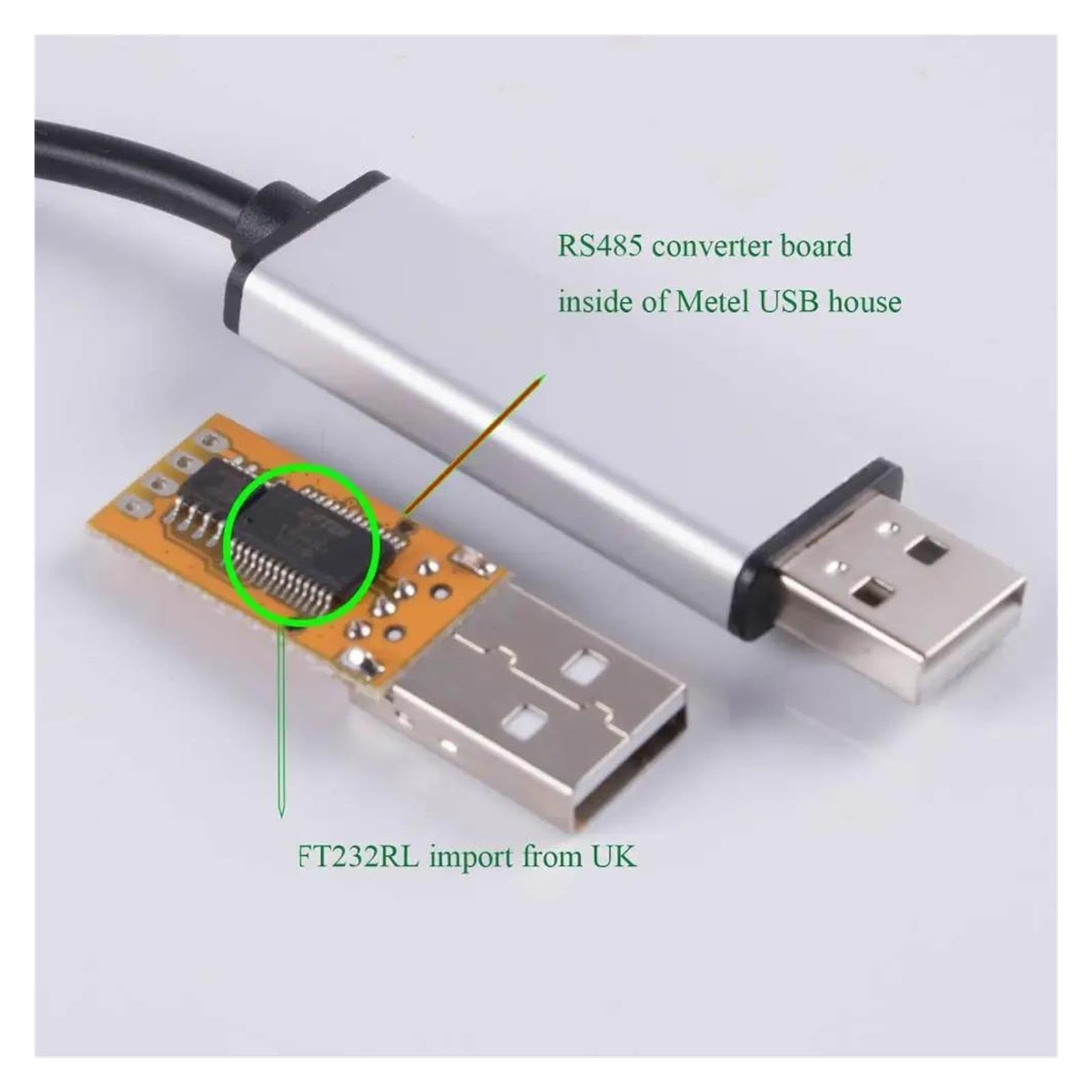 AANAN Câble adaptateur USB vers DMX 3P XLR femelle RS485, convertisseur de données PC for éclairage de scène DMX512(5M)