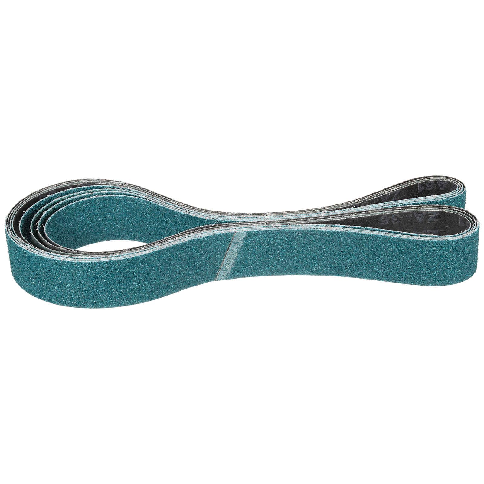 CoCud 76mm x 2007mm Sanding Belt, 4 Pcs 36 Grit Zirconia Knife Sharpener Belts Work Sharpening for Belt Sander Knife Carving Tool Metal Working