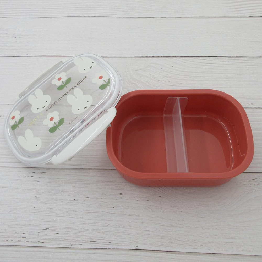 Amazon | スクエア ミッフィー ランチボックス 270ml 抗菌 ピンク