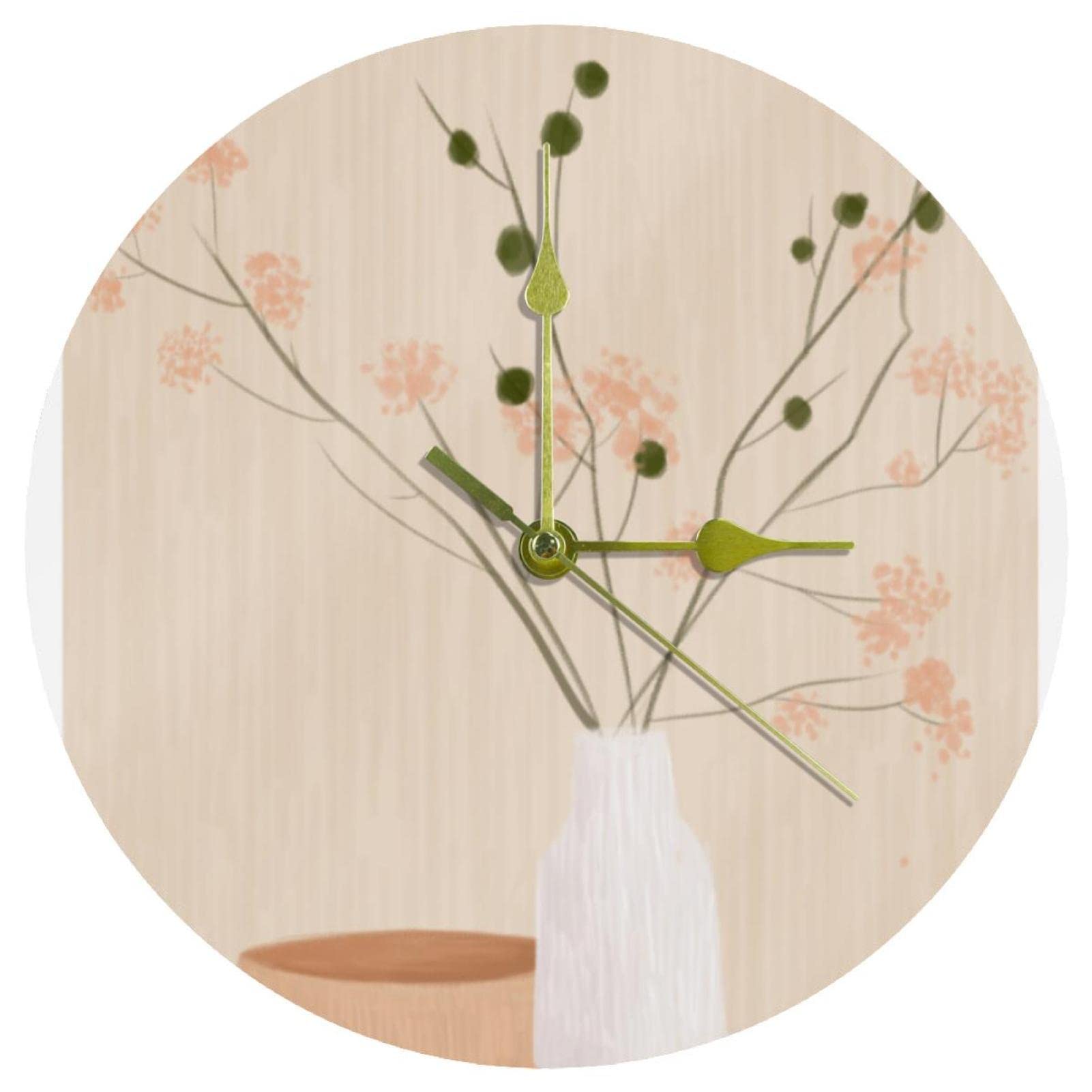 Horloge murale décorative acrylique non graduée design moderne