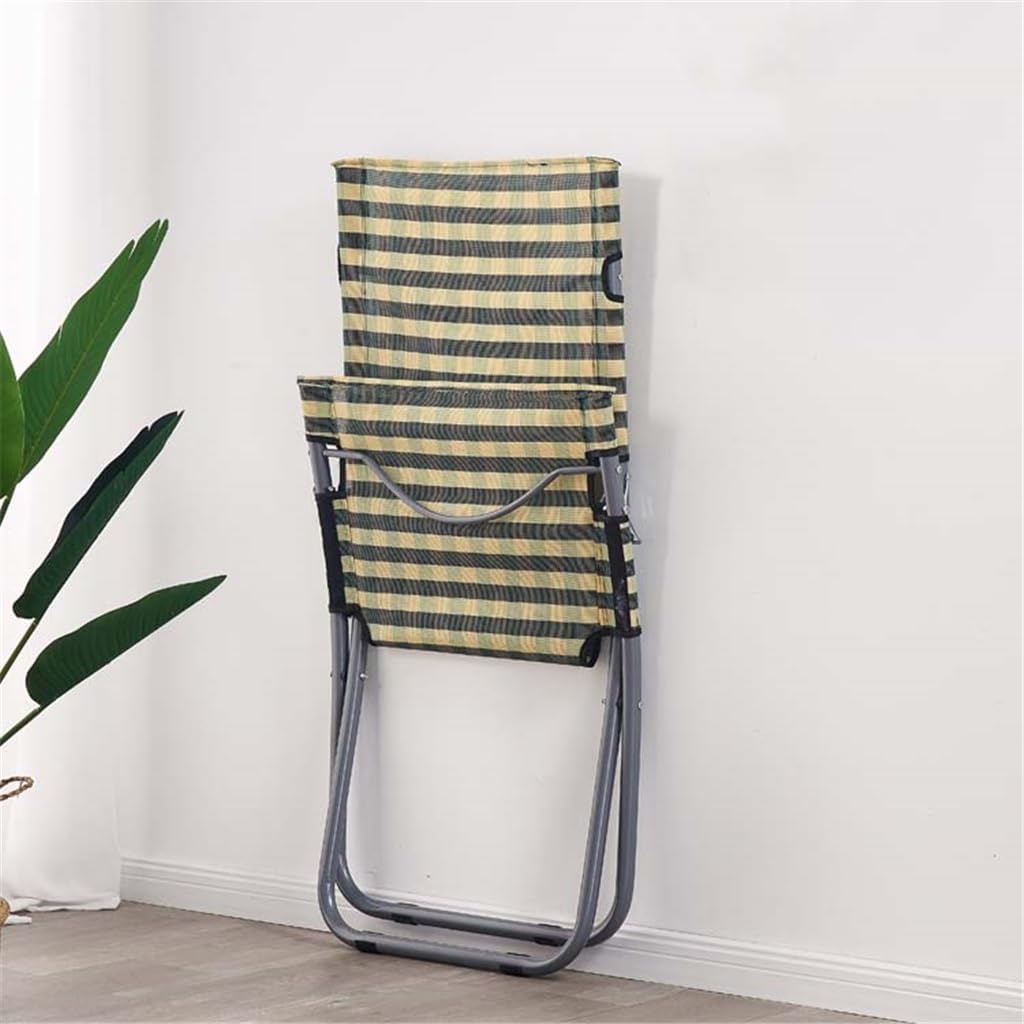 Luncheon Recliner Home Folding Chair Outdoor Leisure Backrest Portable Nap Bed Single