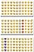 Emoji Sticker Whats App Diario Sticker 12 fogli 660 pezzi | Adesivi | Calendario | Smilie | Bambini | Regalo |
