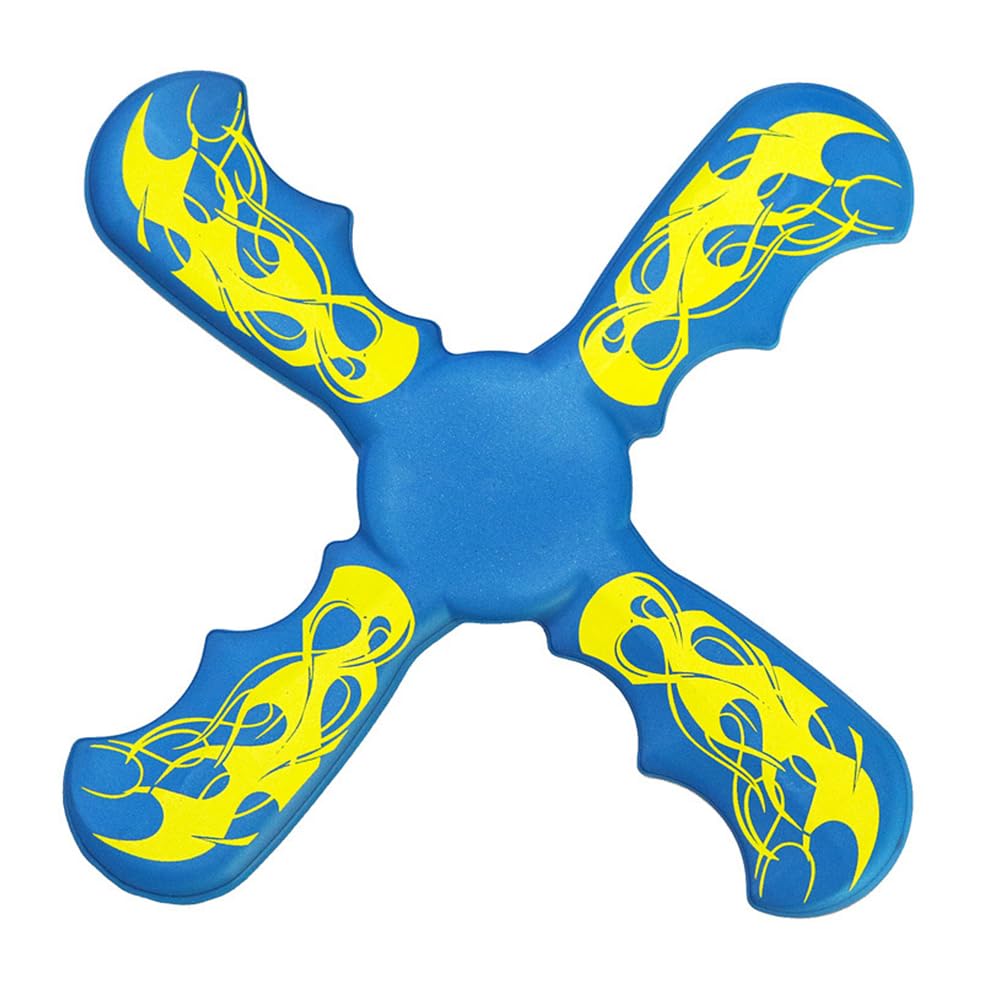 ESCUCHA Boomerang Soft Foam Design Fun Easy to Throw for Kids (Multicolor) (1 Piece)