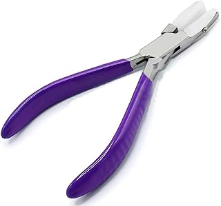AAProTools Jewelry Flat Nose Pliers with Nylon Jaws & Spare Nylon Tips 5.0