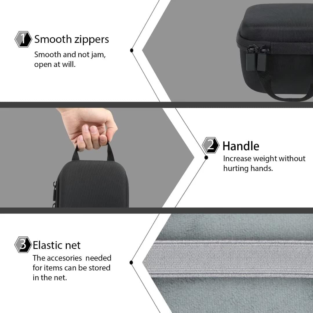 co2CREA Twarda torba do przechowywania Omron X2 M2 M3 / A&D BP monitor ciśnienia krwi na ramieniu (tylko etui, bez krwiomierza w nim