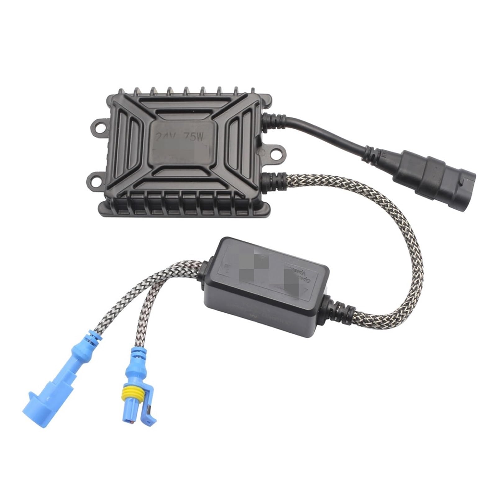 Kit de balasto HID para Coches Balasto de Arranque rápido de 75w 24v para H1 H3 H7 H8/h9/h11 9005/hb3 9006/hb4 H4 Uso Todo para Kit de xenón Faro de Coche para camión(1PCS)