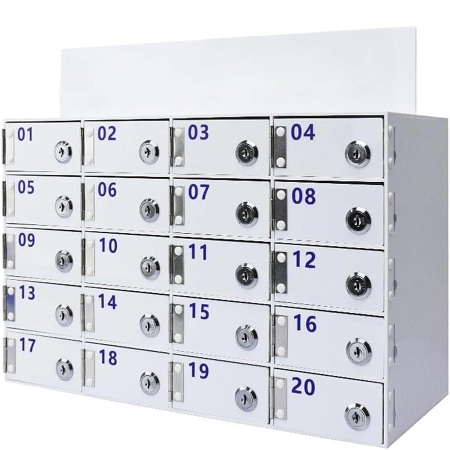 Caja de almacenamiento para teléfonos celulares, soporte de pared para teléfonos celulares con cerradura y asa, armario organizador portátil con eje metálico y núcleo interno de EPE para aulas, bibl