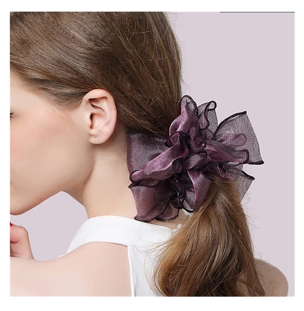 Feste Elastici Capelli Elastici Per Capelli In Tessuto Di Pizzo Corde Per Scrunchies Per Porta Cavallo Accessorio Per Decorazione