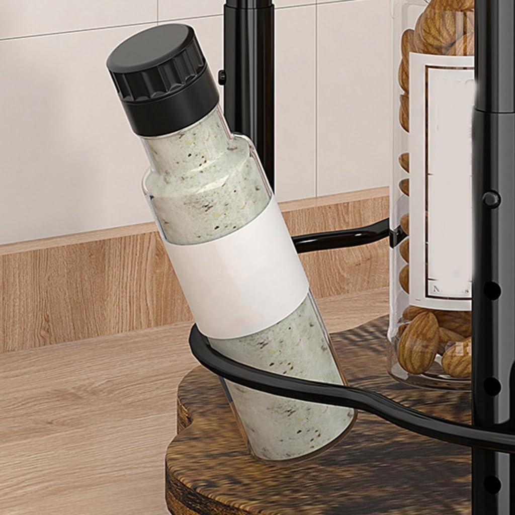 Multipurpose 360 Degree Rack With 4 Height Addition For Organized Kitchen Counter