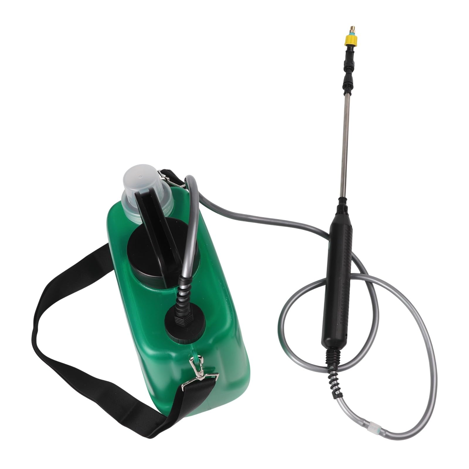 Pulverizador eléctrico de jardín de 5 l con 3 ajustes de velocidad y varita telescópica