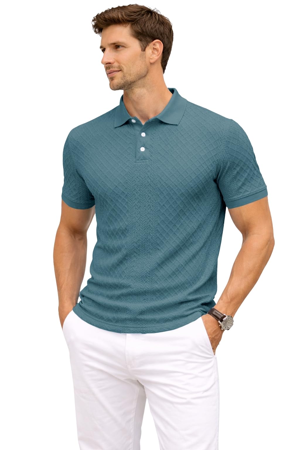 Men's Cotton Blend Casual Polo || Half Sleeves Polo T-Shirt for Men (5244)