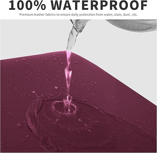 Miniatura 9 de Easy-Going Fundas reclinables de piel sintética fundas elásticas impermeables para sofá 4 piezas protector elástico para muebles correa elástica