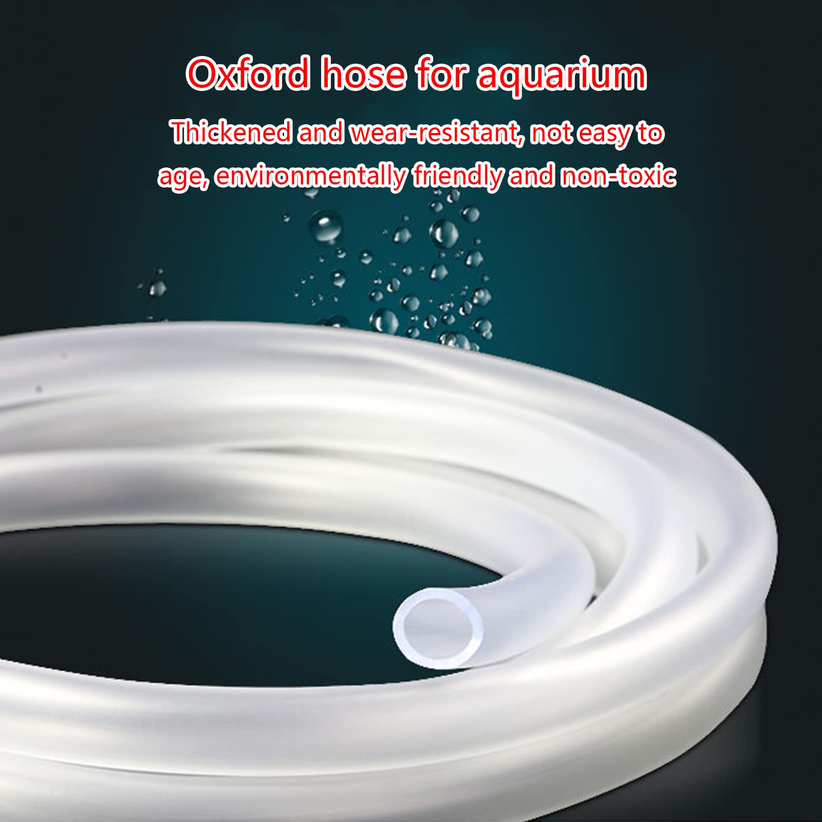 Fischtanks Airline Schläuche Weich PVC Sauerstoffschlauch für Aquarien, Hydrokultur, Luftpumpenzubehör, Flexibler Schlauch, Aquariumzubehör, Fischtank Kits