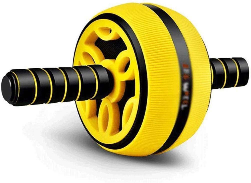 Core Training Roller Abdominal Workout Equipment Exercise and Fitness Wheel at Home with Knee Pad for Man Woman Gymnastics Home Gym