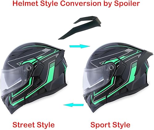 Miniatura 60 de 1Storm Motorcycle Modular Full Face Helmet Flip up Dual Visor Sun Shield: HB89 Arrow Pink Arrow Pink,Arrow Blue,Arrow Green,Arrow Orange,Arrow