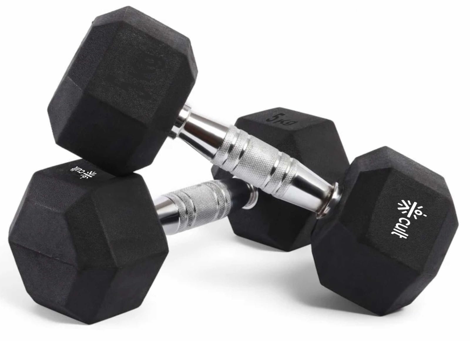 Cult Hex Dumbbell Ideal for Home Workout Strength Training for Men & Women Pack of 2 Fixed Weight Dumbbell (2.5 kg)-image-45