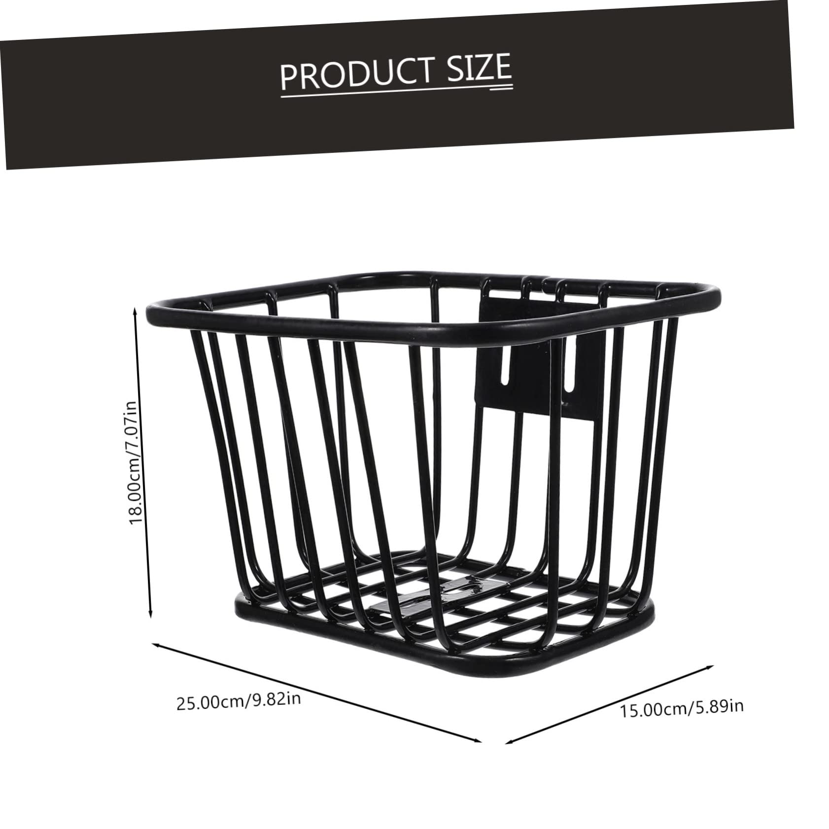 Bicycle Front Rack Basket Sturdy Boys and Girls Bike Basket for Children Cycling