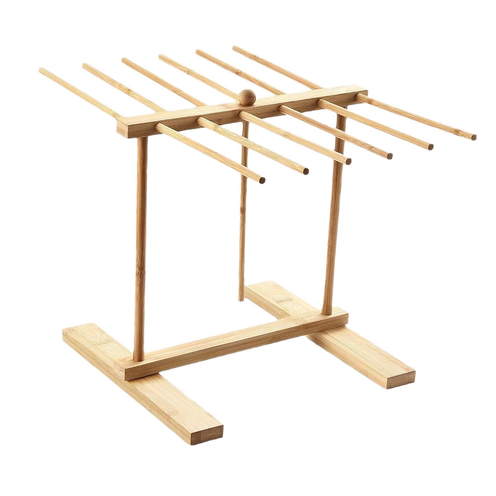 ATORSE Pasta Drying Rack Wooden Detachable Home Use Noodled Stand Kitchen Accessory-image-3