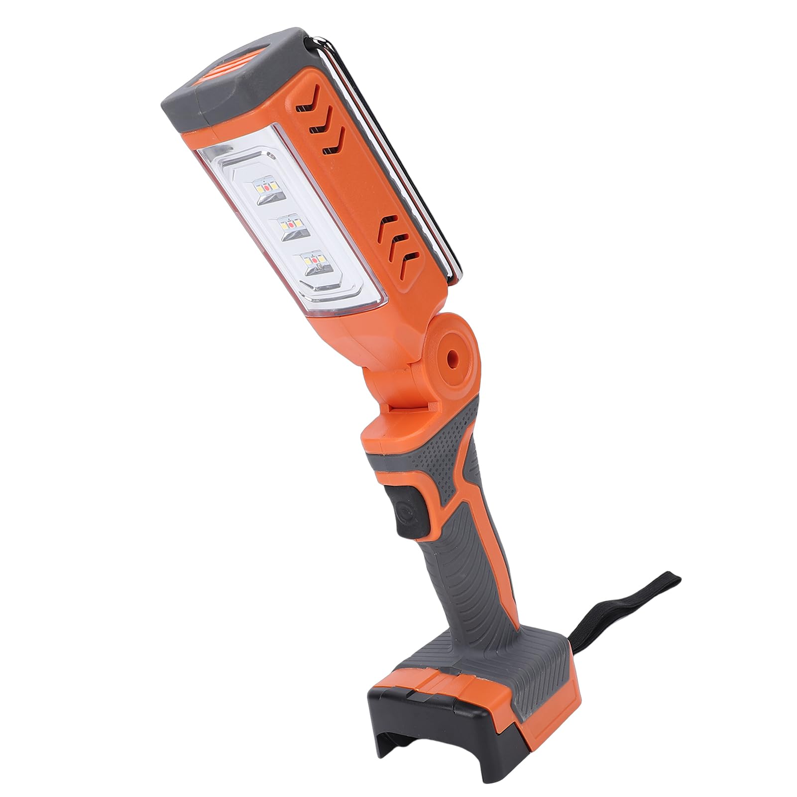 Fockety Bezprzewodowe LED światło Robocze, 2400 LM Akumulatorowe, do | Składana lampka sygnalizacyjna dla mechaników, ładowanie przez USB z czerwonym stroboskopem SOS, do naprawy samochodów i