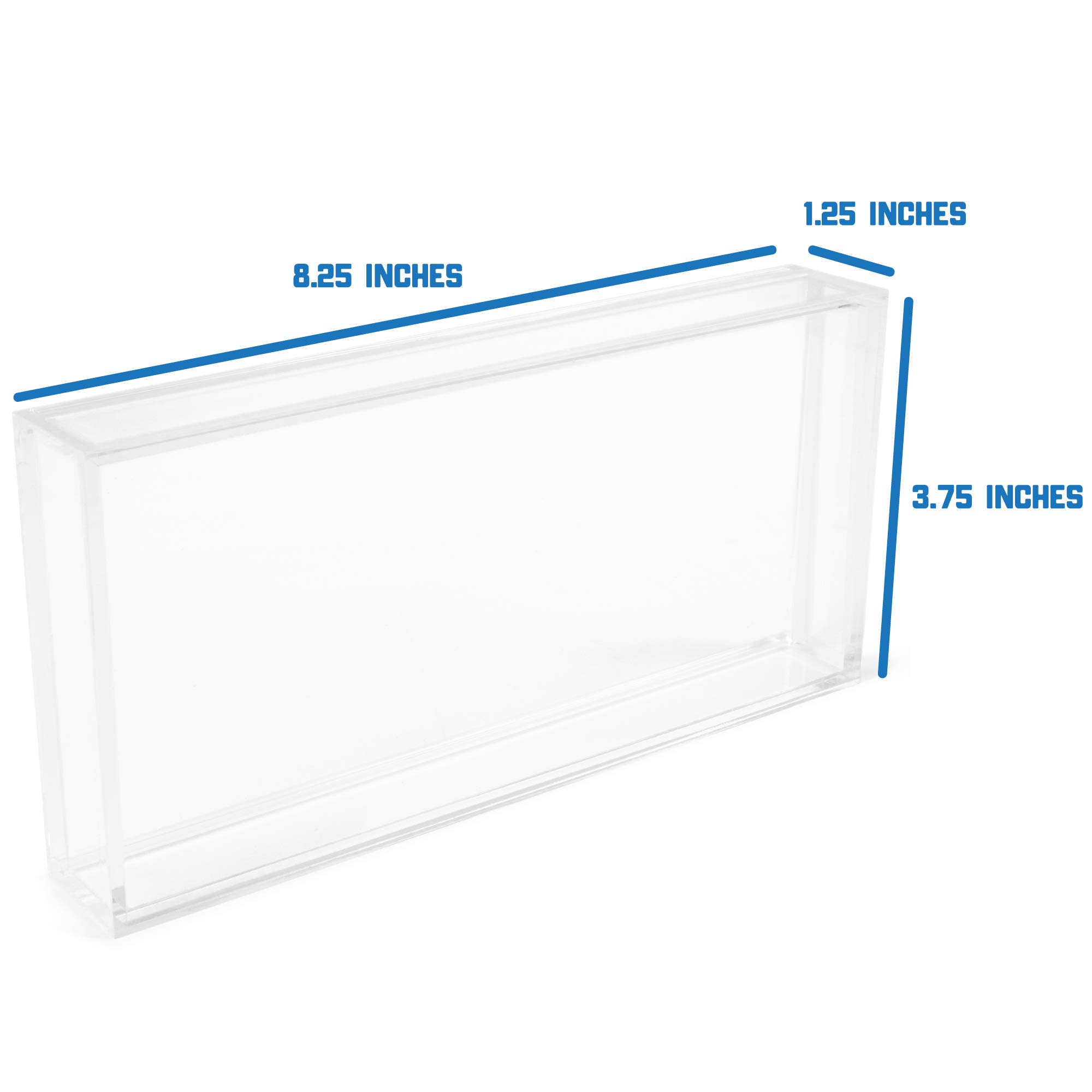 3Deck Playing Card Display Case Clear Acrylic Playing Card Display