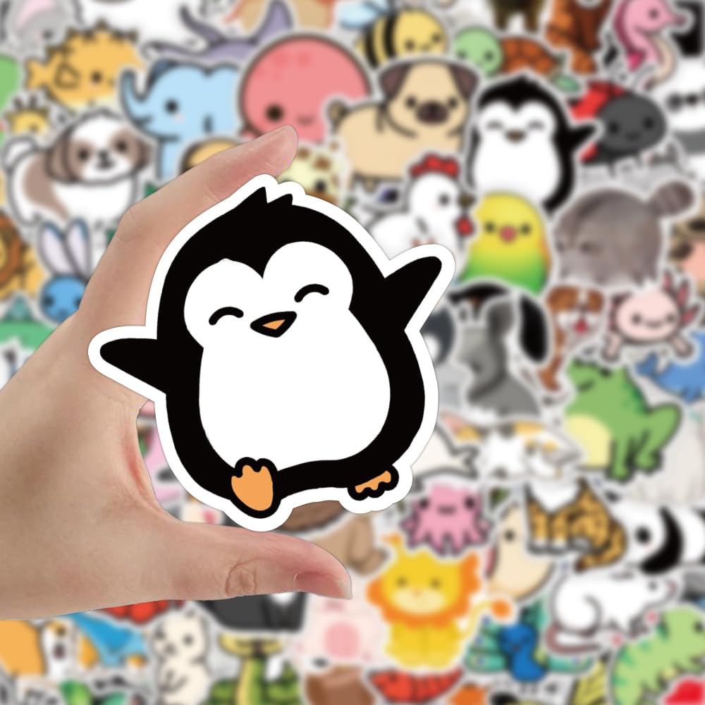 Amazon.co.jp: Haorange どうぶつ ステッカー 100枚セット、かわいい