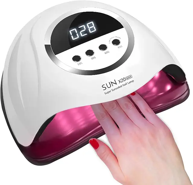 320W UV LED Nail Lamp - Professional Gel Polish Dryer with Smart Sensor