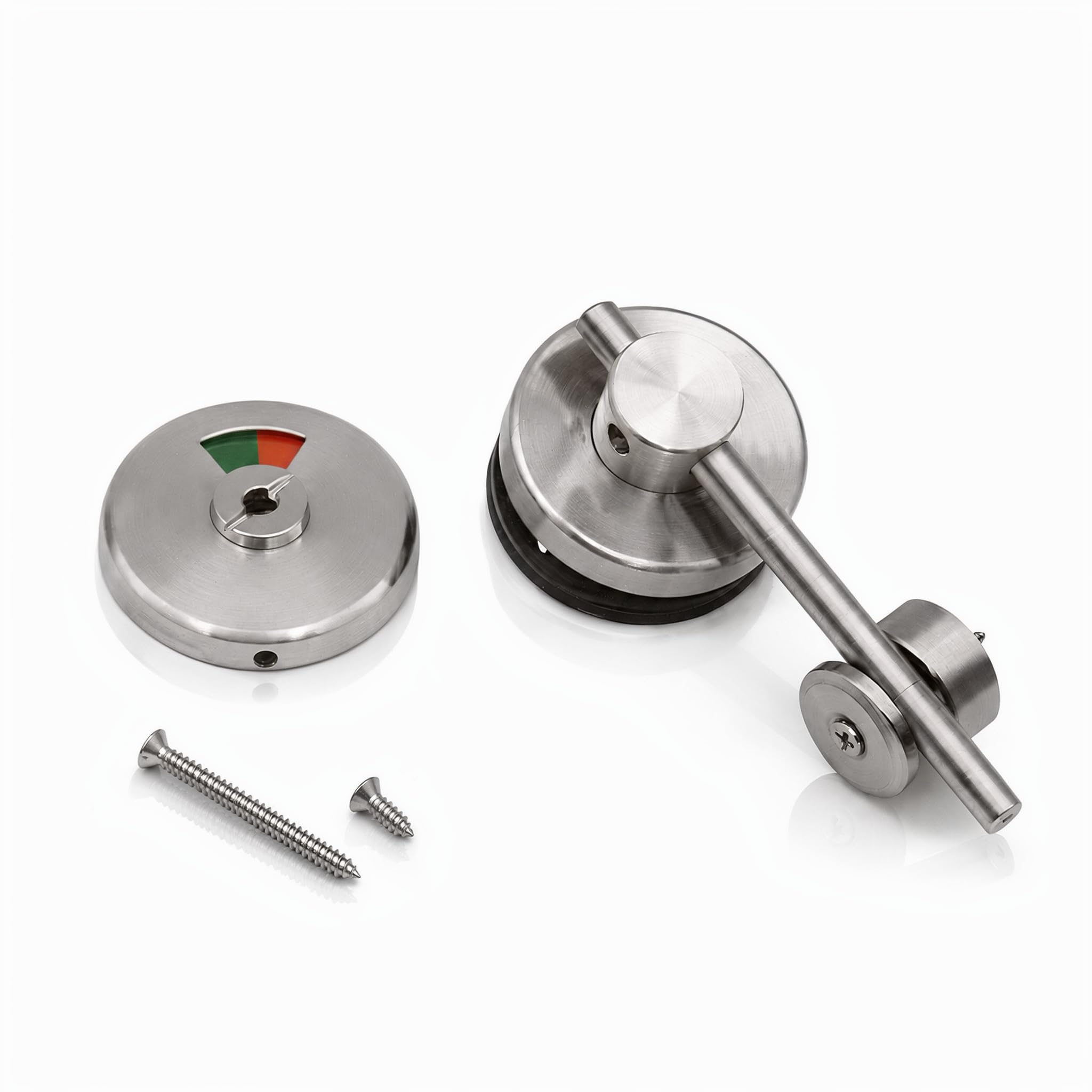 Duokon Green And Red Latch Indicating Privacy Lock, Vacant Engaged Indicator For Bathroom Wc Public Restroom Toilet Partition Door