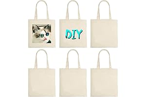 Customizable 15x16 Canvas Tote Bags: Sublimation-Ready Canvas