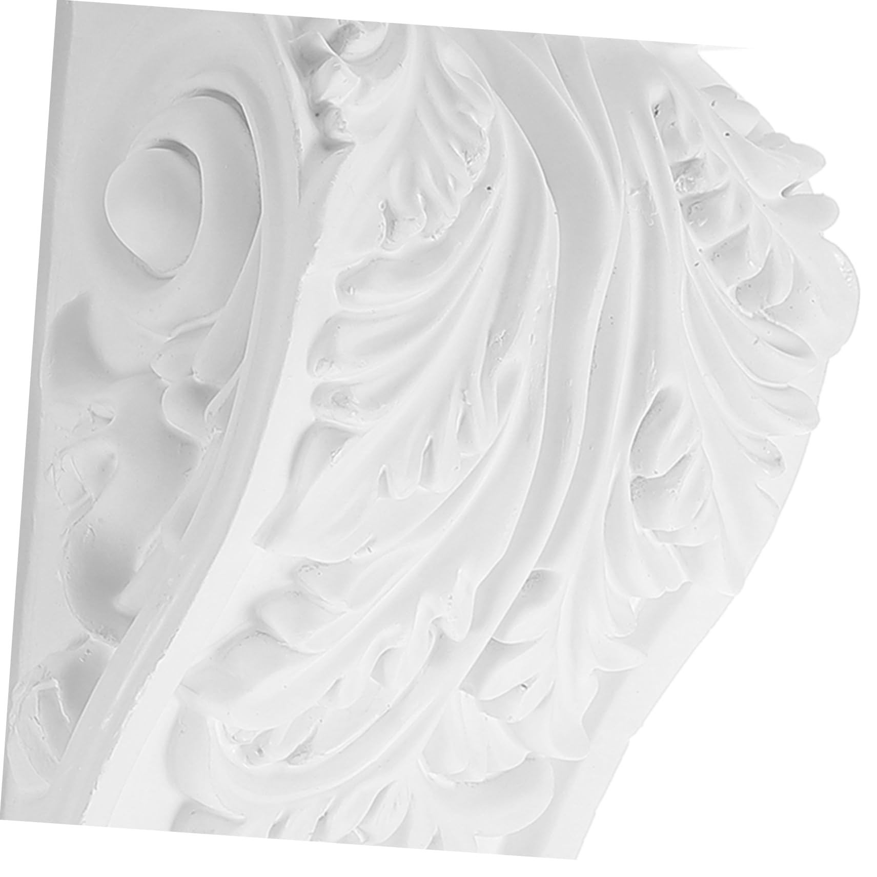 Ménsula Decorativa Europea Tallada Estilo Clásico 8.07x5.31x3.14in para Molduras de Pared