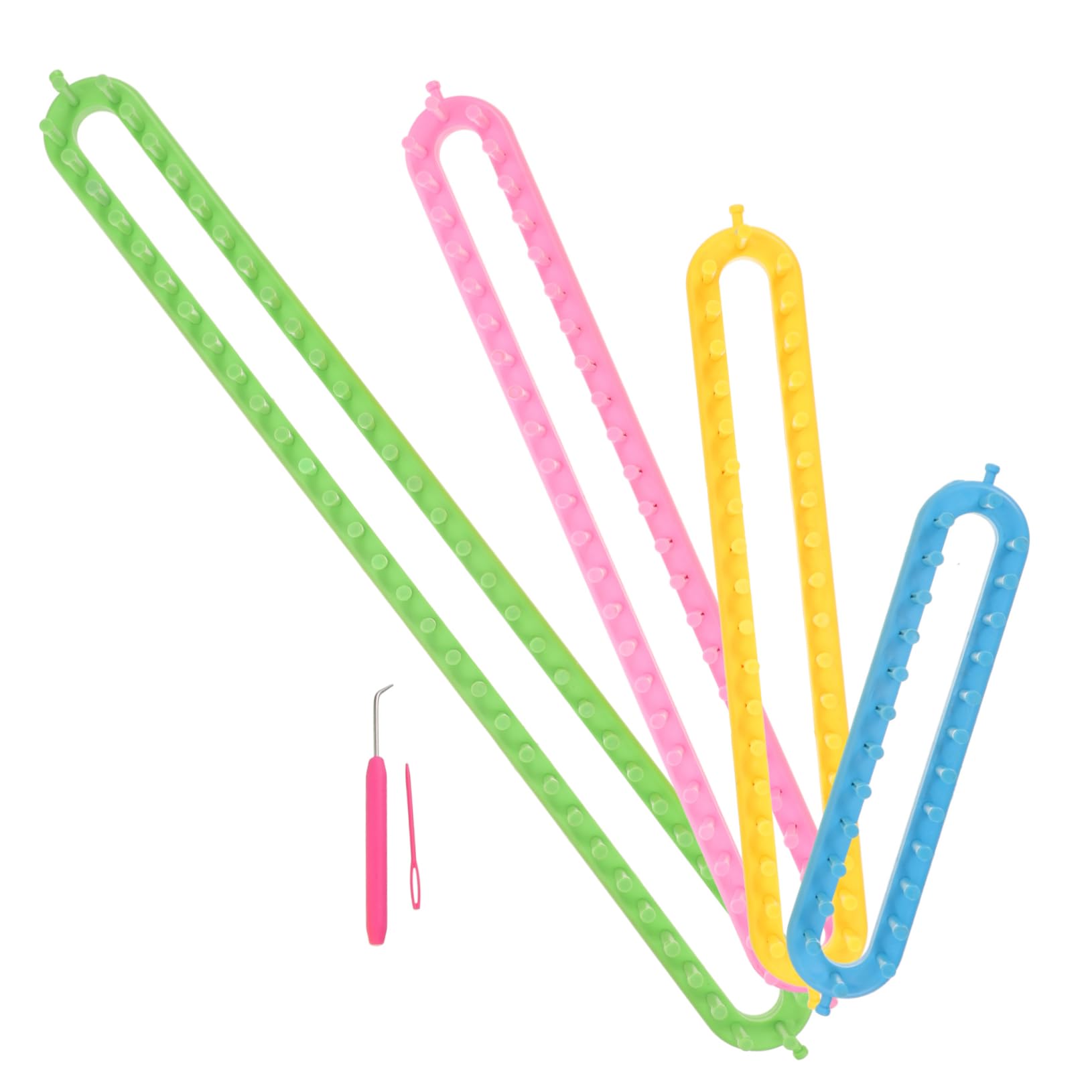 Housoutil Scarf Knitting Loom Knitting Loom for Beginners for Hats Plastic Weaving Supply