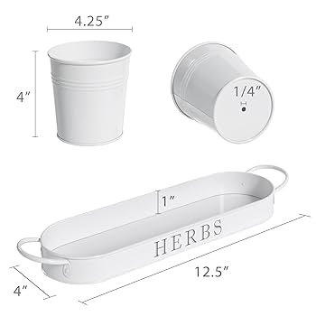 Amazon.co.jp: Barnyard Designs 屋内ハーブガーデンプランター