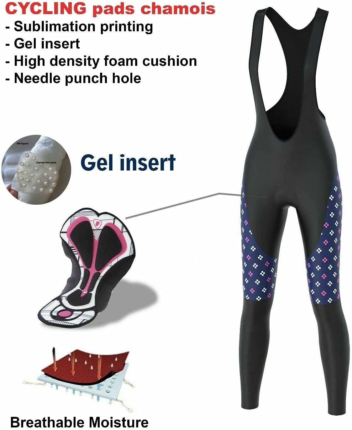 Buy FDX Women's Cycling Bib Tights 